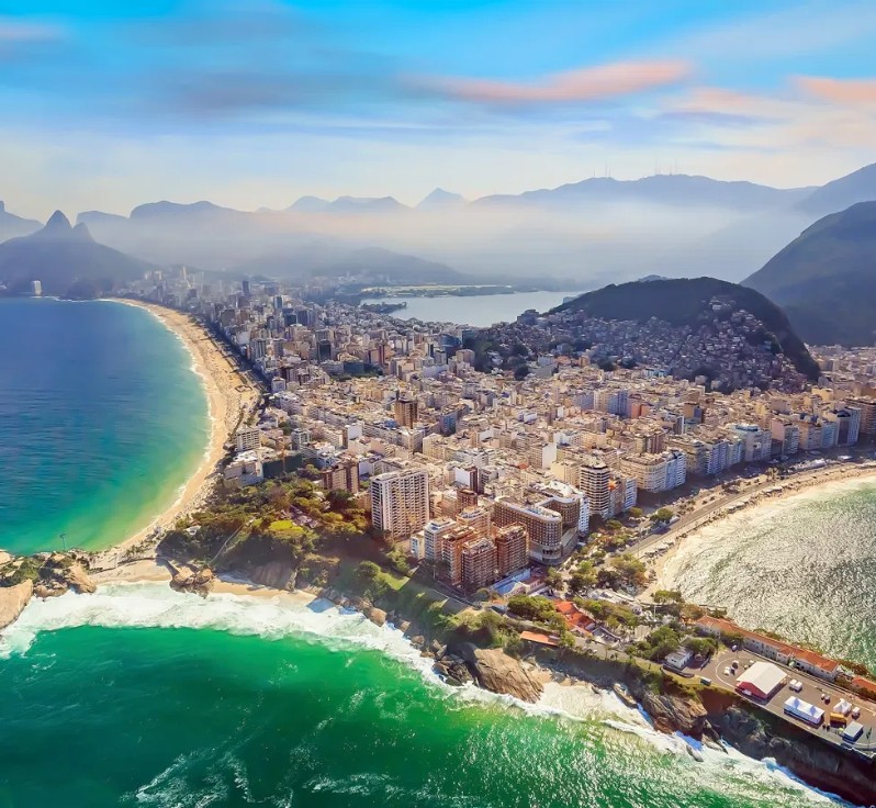 Vista aérea da cidade do Rio de Janeiro
